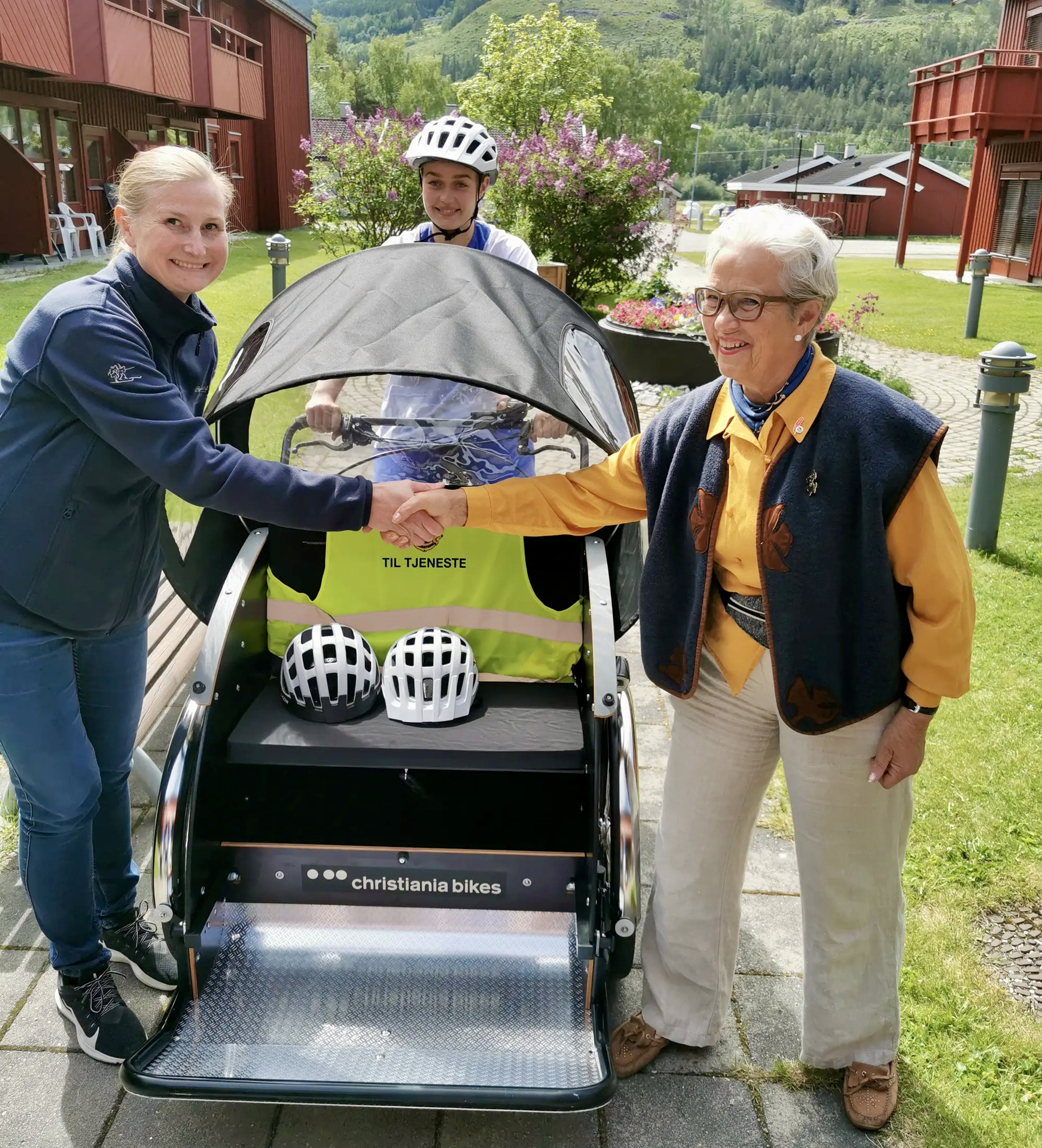 Sykkeltaxi til Omsorsenteret i Ringebu